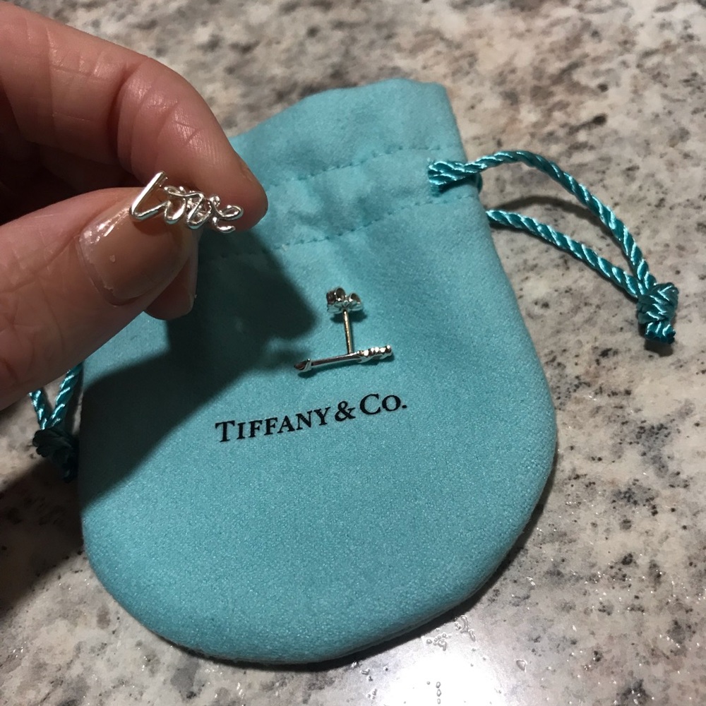 Tiffany & Co. Paloma’s Grafitti Silver Earrings